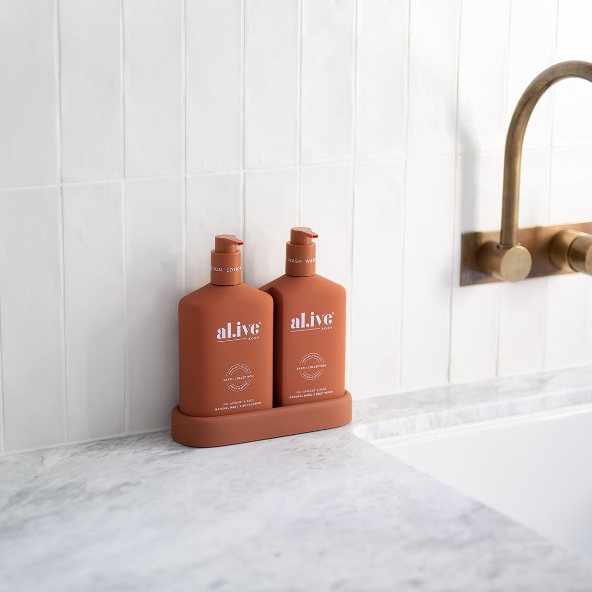 ALIVE BODY WASH AND LOTION DUO - FIG, APRICOT AND SAGE