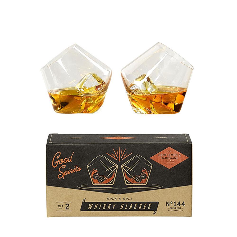 Gentlemen's Hardware Rocking Whiskey Glasses Gift Set