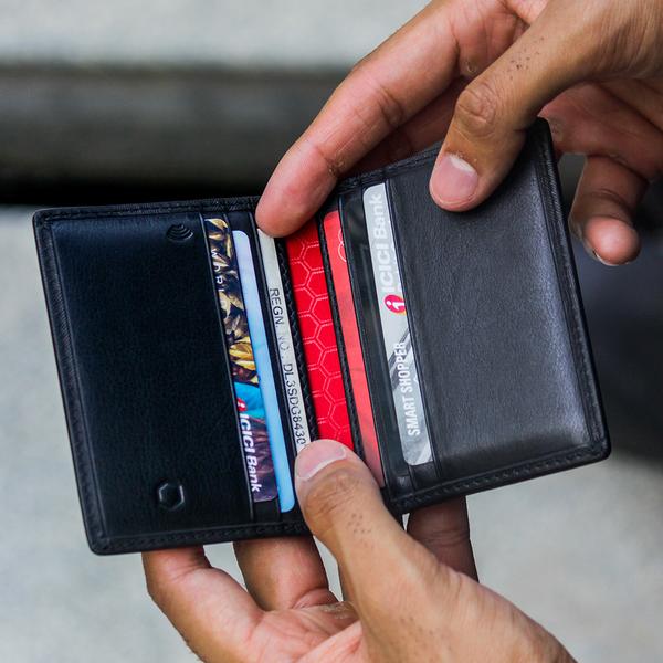 Jekyll and Hide Havana Slim Bifold Card Holder - Camo