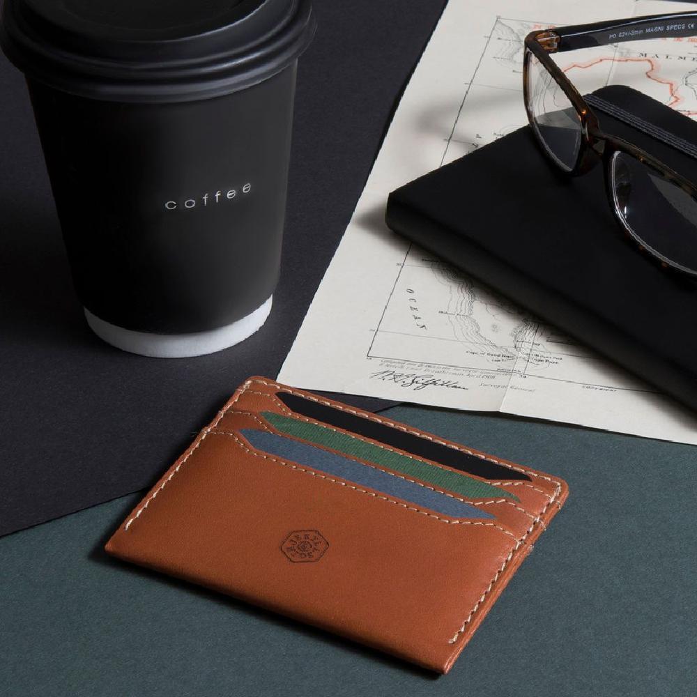 Jekyll and Hide Roma Card Holder - Tan